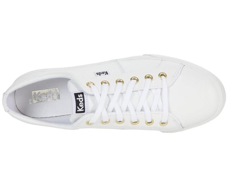 ケッズ レディース シューズ スニーカー レース Keds Jump Kick Duo Lace Up WhiteGold ホワイト