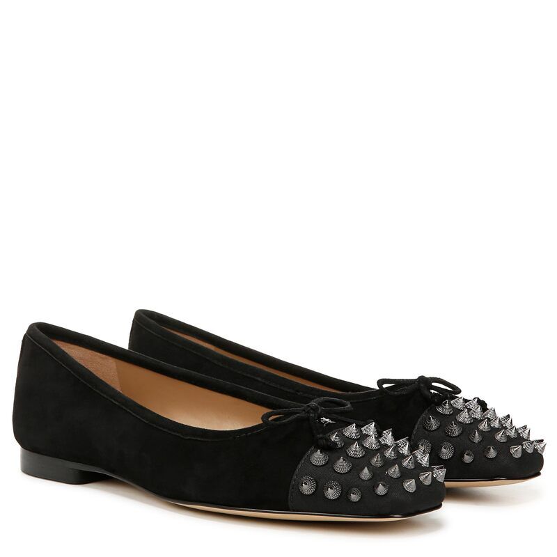 サムエデルマン レディース シューズ スリッポン・ローファー Sam Edelman Monet Black Suede ブラック