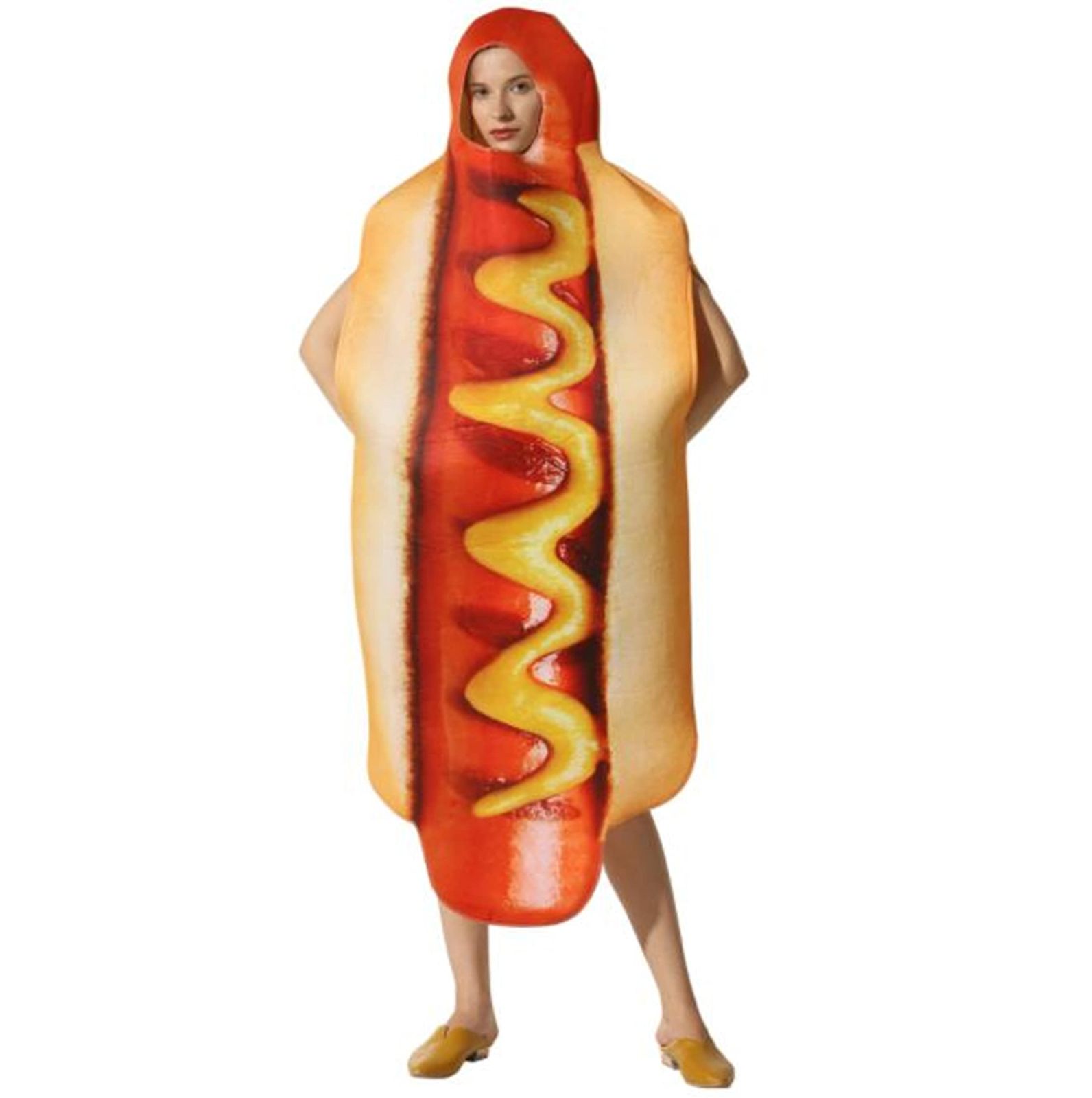[SUBETE] ハロウィン ホットドッグ 衣装 仮装 フード 食べ物 コスプレ 面白い おもしろ 着ぐるみ 大人 コスチューム かわいい パーティー 宴会 イベント (ホットドッグ) [ホットドック]