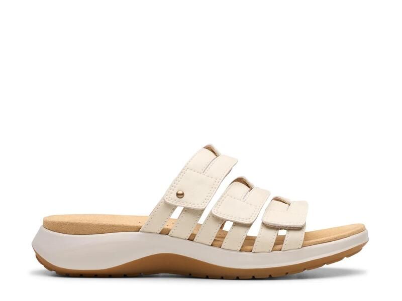 クラークス レディース シューズ サンダル ClarksMaelynn Abby Sandal Cream クリーム