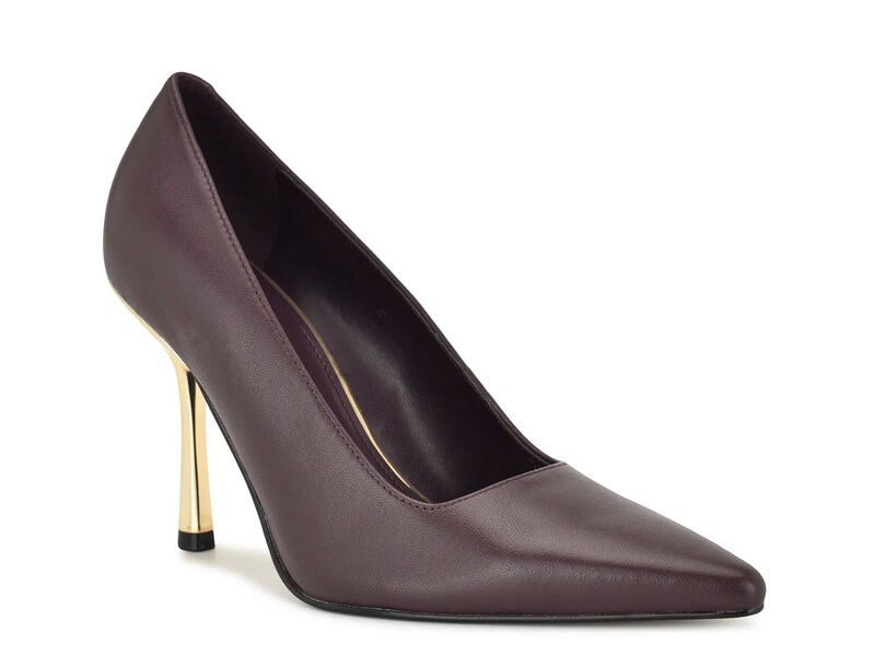 ナインウェスト レディース シューズ パンプス Nine West Jamiey Pump Dark Red Leather レッド