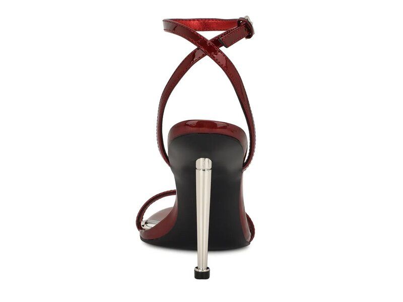 ナインウェスト レディース シューズ サンダル Nine West Reina Sandal Dark Red Synthetic レッド
