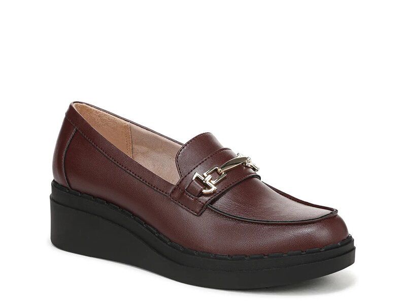 ライフストライド レディース シューズ スリッポン・ローファー LifeStride Dolce Bit Wedge Loafer Red レッド