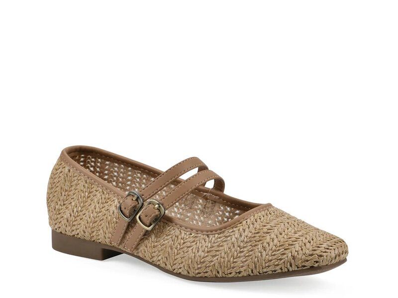 ホワイトマウンテン レディース シューズ パンプス White Mountain Bocage Mary Jane Ballet Flat Dark Beige ベージュ