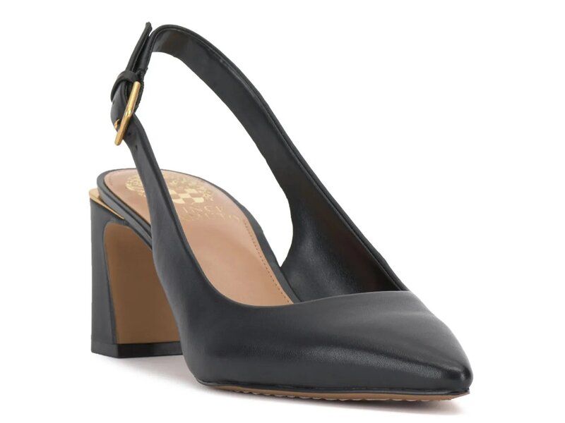 ヴィンスカムート レディース シューズ パンプス Vince Camuto Hamden Pump Black Leather ブラック