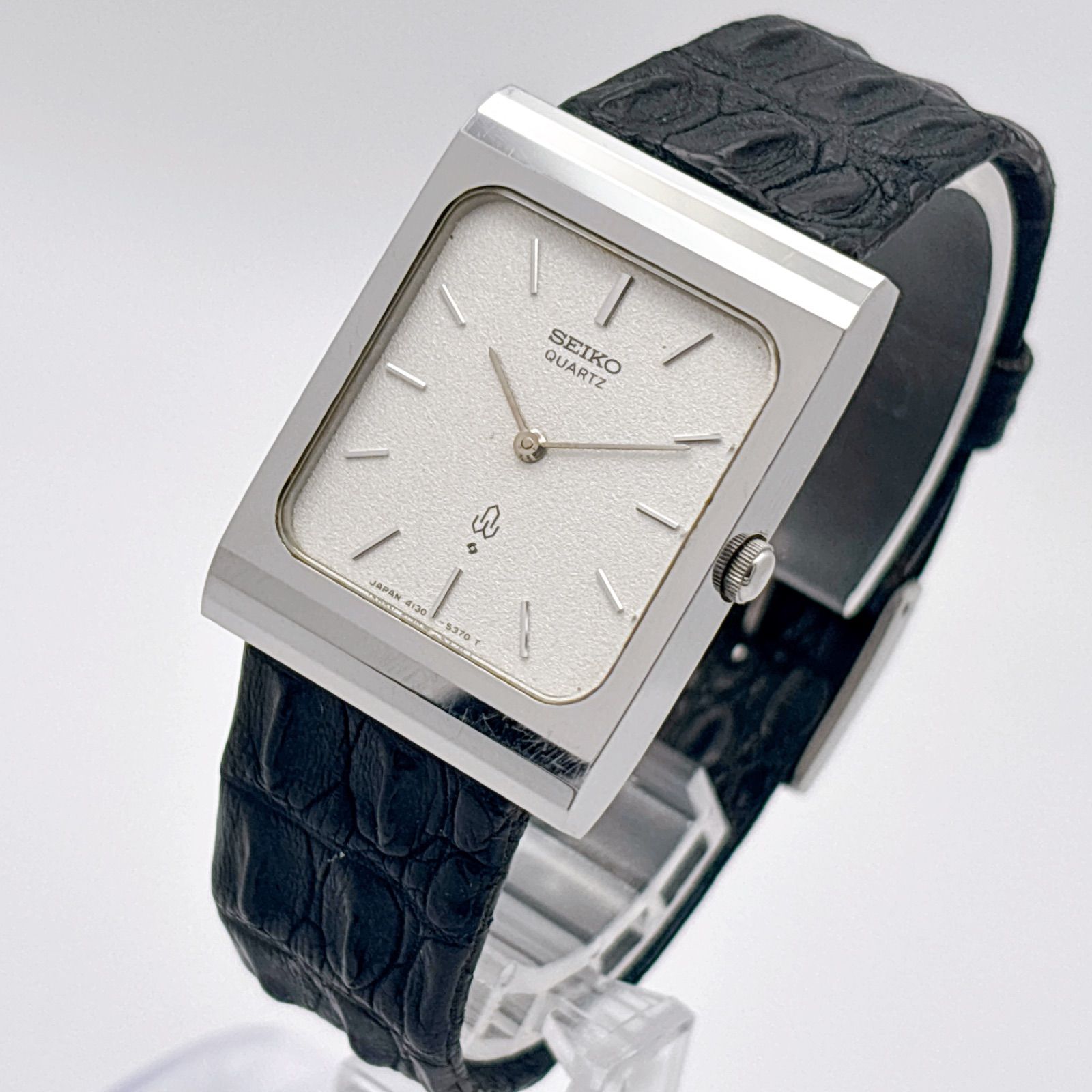 SEIKO セイコー 4130-5340 クォーツ スクエア シルバー文字盤 腕時計 新品電池交換済 303