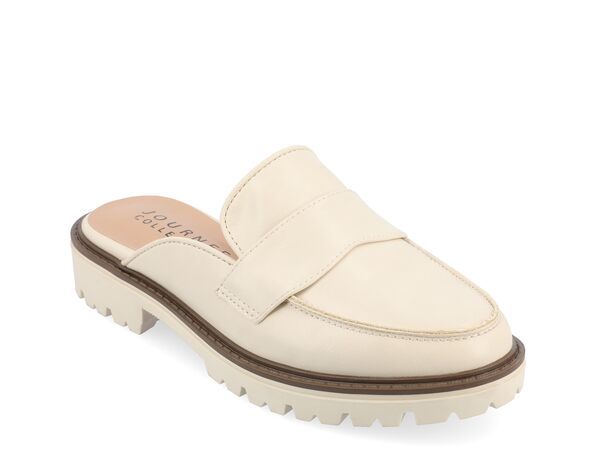 ジュルネ コレクション レディース シューズ スリッポン・ローファー Journee Collection Mycah Mule Beige ベージュ