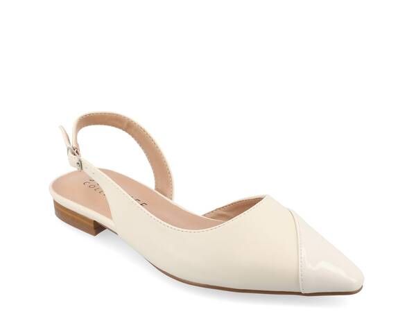 ジュルネ コレクション レディース シューズ パンプス Journee Collection Daphnne Flat Ivory アイボリー