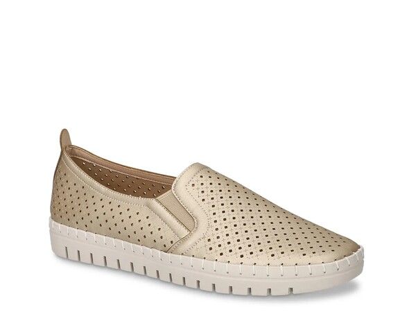 イージーストリート レディース シューズ スニーカー Easy Street Fresh SlipOn Sneaker Champagne Metallic シャンパン