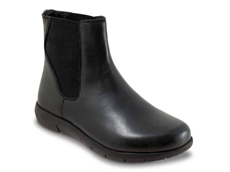 ソフトウォーク レディース シューズ ブーツ・レインブーツ Softwalk Albany Bootie Smooth Black ブラック