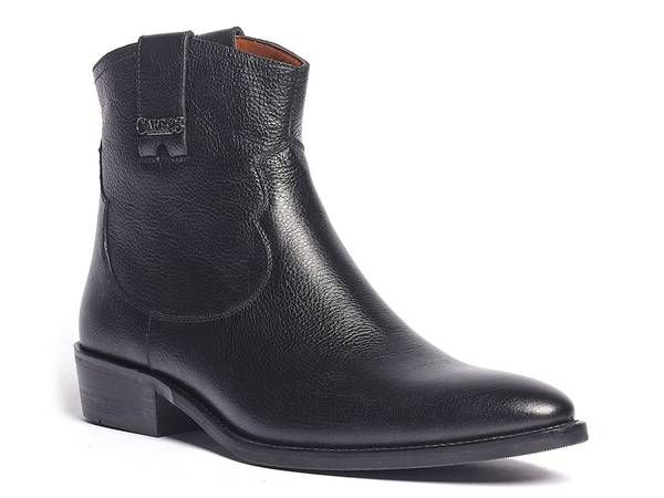 カルロスサンタナ メンズ シューズ ブーツ・レインブーツ Carlos by Carlos Santana Zappa Cowboy Boot Black ブラック