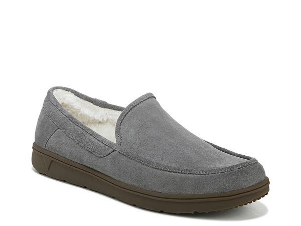 バイオニック メンズ シューズ スリッポン・ローファー Vionic Gustavo Loafer Charcoal Suede チャコール