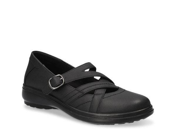イージーストリート レディース シューズ スリッポン・ローファー Easy Street Wise Mary Jane SlipOn Black ブラック