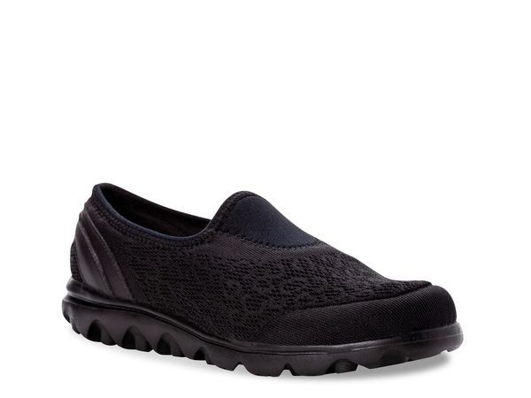 プロペット レディース シューズ スニーカー Propet TravelActive SlipOn Walking Shoe Womens Black ブラック