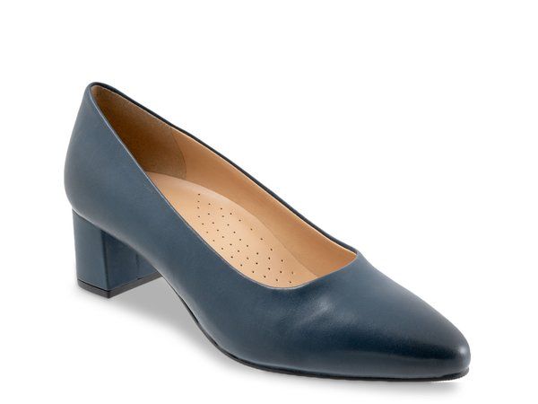 トロッターズ レディース シューズ パンプス Trotters Kari Pump Navy ネイビー