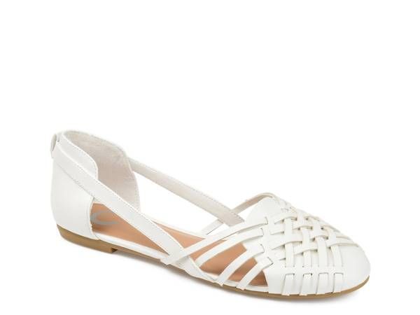 ジュルネ コレクション レディース シューズ パンプス Journee Collection Ekko Flat White ホワイト