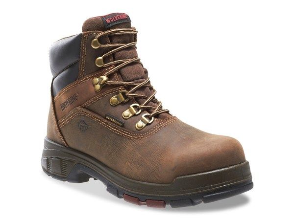 ウルヴァリン メンズ シューズ ブーツ・レインブーツ Wolverine Cabor Work Boot Dark Brown ブラウン