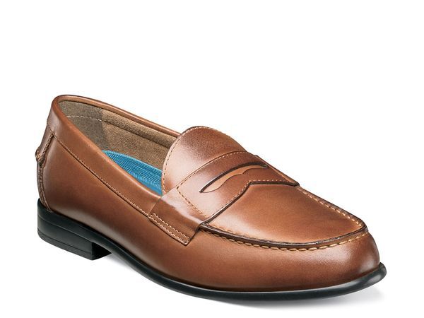 ノンブッシュ メンズ シューズ スリッポン・ローファー Nunn Bush Drexel Penny Loafer Cognac