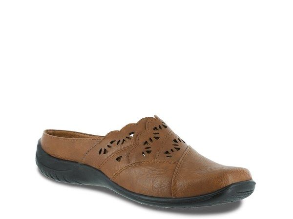 イージーストリート レディース シューズ サンダル Easy Street Forever Mule Cognac