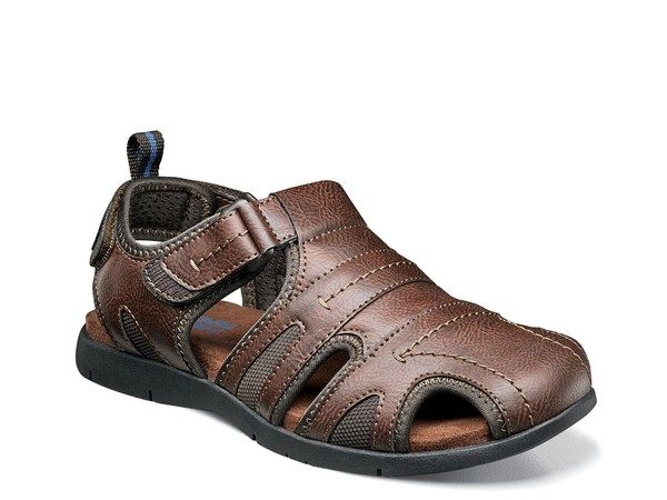 ノンブッシュ メンズ シューズ サンダル Nunn Bush Rio Grande Fisherman Sandal Brown ブラウン