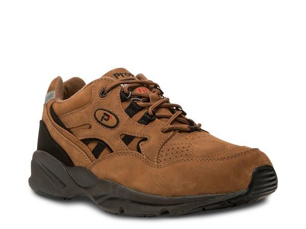 プロペット メンズ シューズ スニーカー Propet Stability Walker Walking Shoe Tan Nubuck タン