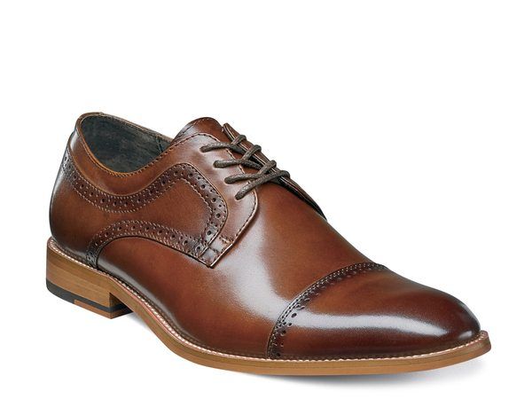 ステイシーアダムス メンズ シューズ オックスフォード キャップ Stacy Adams Dickinson Cap Toe Oxford Brown ブラウン