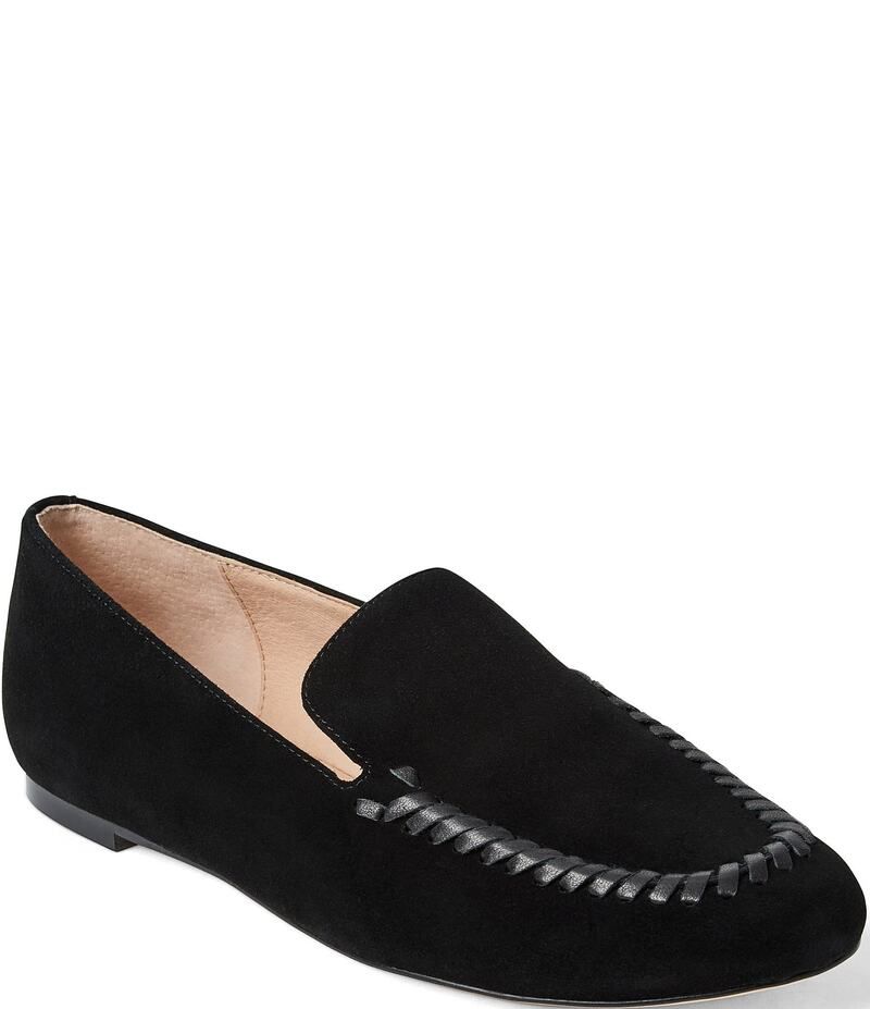 ジャックロジャース レディース シューズ スリッポン・ローファー スエード ローファー Jack Rogers Camden Suede Loafers Black ブラック