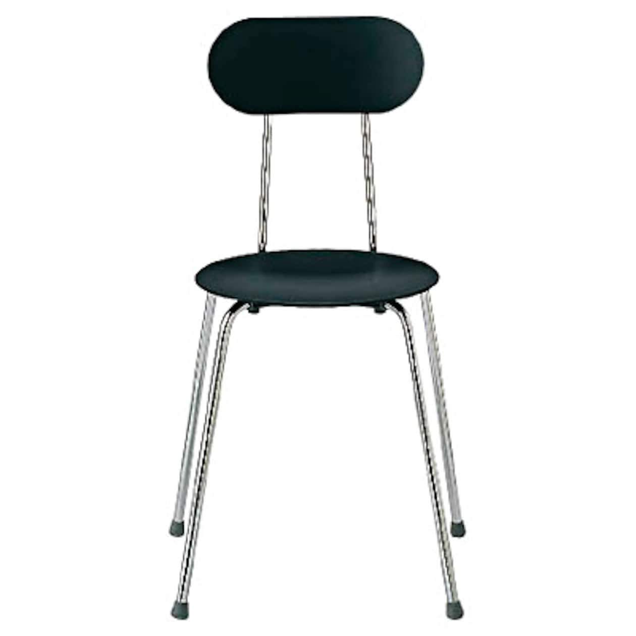 無印良品 スチールチェア ダークグレー 座面高46cm 椅子 ダイニング リビング ワークスペース 快適デザイン 82567878