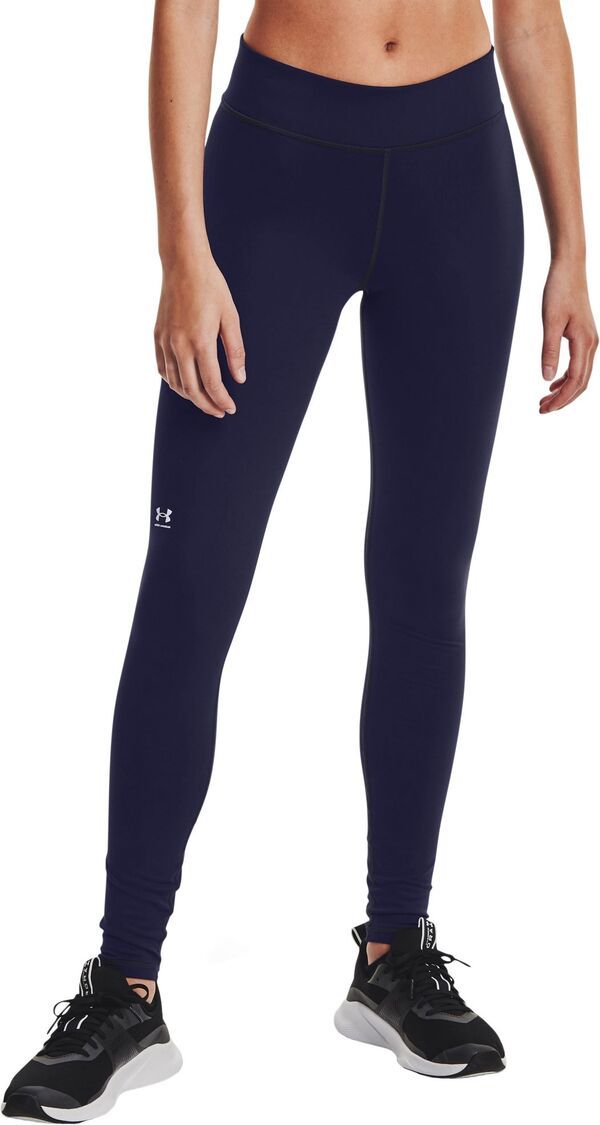 アンダーアーマー レディース ボトムス カジュアルパンツ レギンス Under Armour Womens ColdGear Authentics Leggings Midnight Navy ネイビー