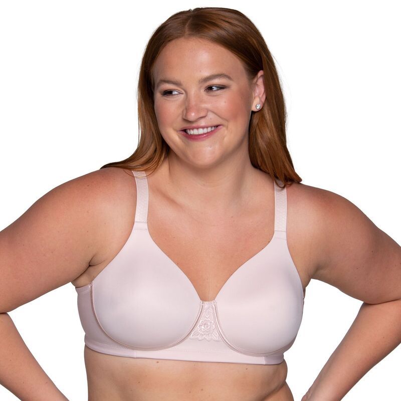 バニティフェア レディース アンダーウェア ブラジャー Vanity FairR Beauty Back Smoother FullFigure Wireless Bra 71380 Sheer Quartz