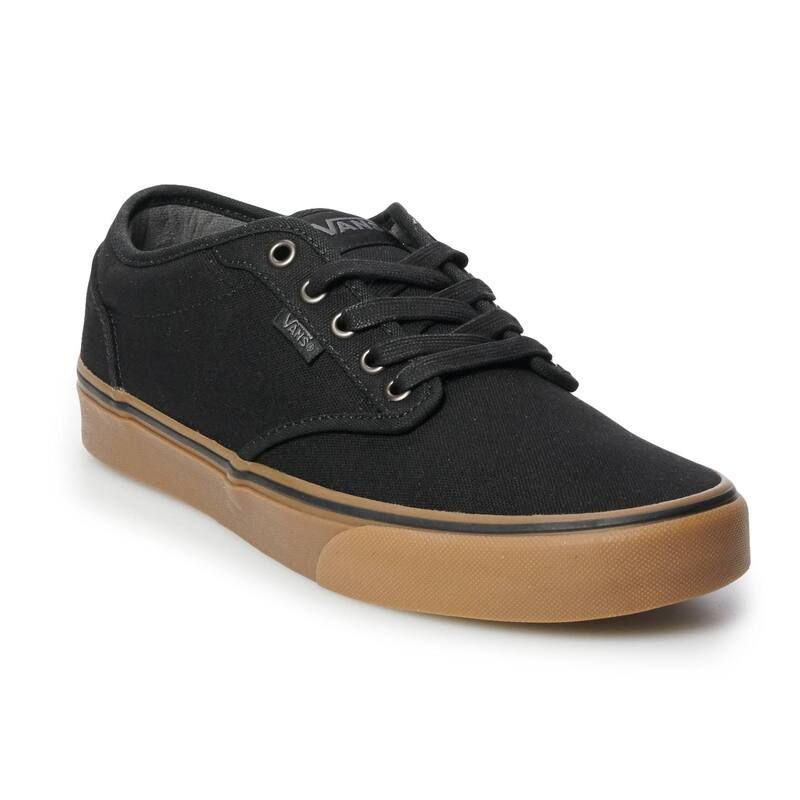 バンズ メンズ シューズ スニーカー Vans Atwood Menskate Shoes Black Gum ブラック