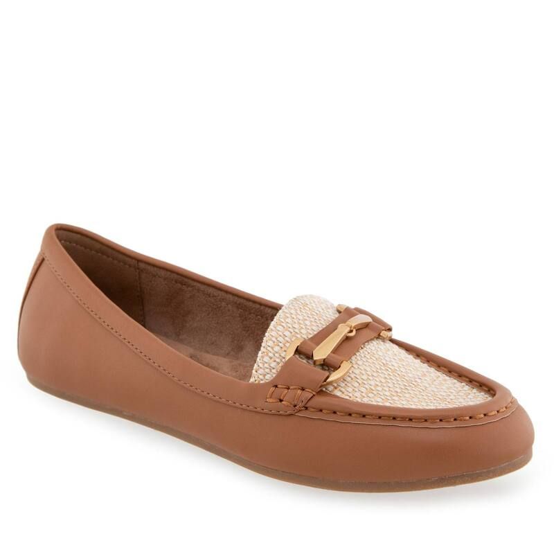 エアロソールズ レディース シューズ スリッポン・ローファー A2 by Aerosoles Day Drive Womens Moccasin Flats Natural Raffia