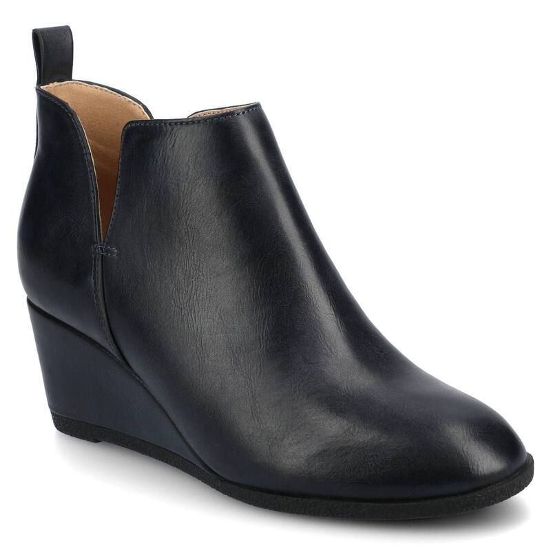 ジャーニー レディース シューズ ブーツ・レインブーツ アンクル Journee Mylee Womens Ankle Boots Navy ネイビー