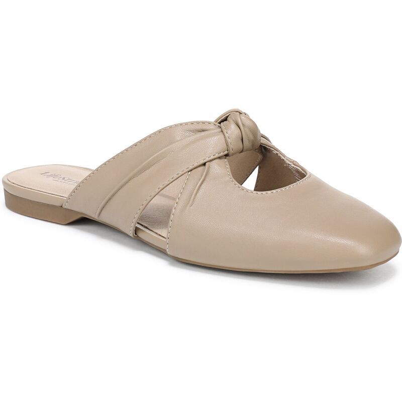 ライフストライド レディース シューズ サンダル LifeStride Believe WomenslipOn Mules Lightan タン