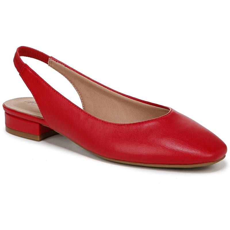 ライフストライド レディース シューズ サンダル LifeStride Claire Womenslingback Flats Fired Faux レッド