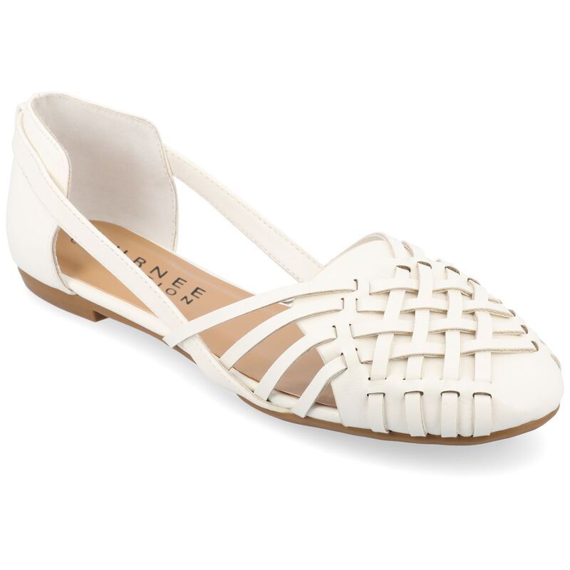 ジャーニー レディース シューズ サンダル Journeekko Womens Flats White ホワイト