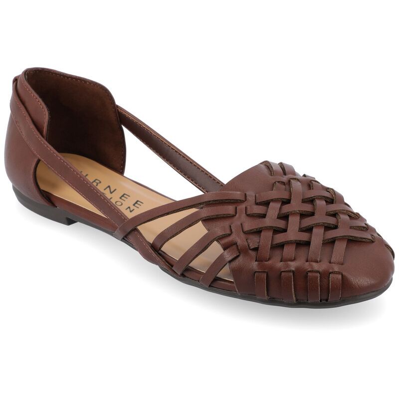 ジャーニー レディース シューズ サンダル Journeekko Womens Flats Brown ブラウン