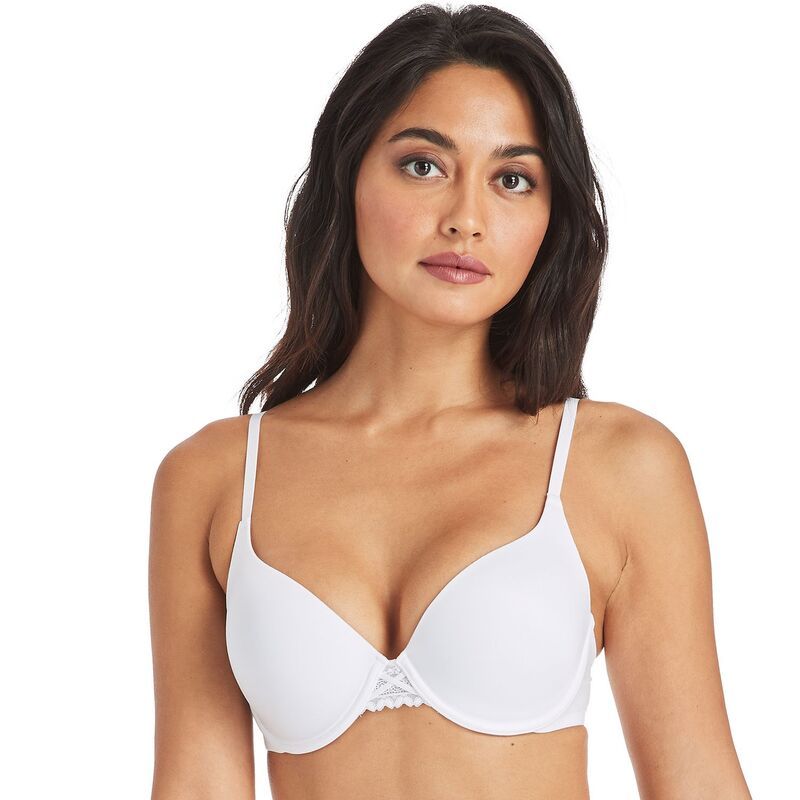 メイデンフォーム レディース アンダーウェア ブラジャー Maidenform Dreamwire Push Up Underwire Bra DM0066 White ホワイト