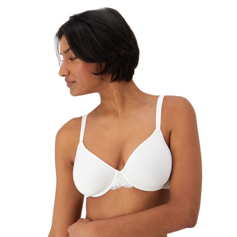 バリ レディース アンダーウェア ブラジャー Tシャツ コットン Bali Breathe Cotton Modalightweight Underwire TShirt Bra DF7592 White ホワイト