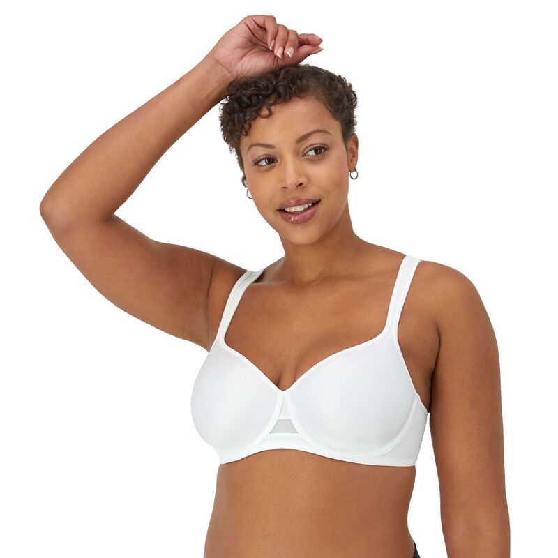 バリ レディース アンダーウェア ブラジャー ミニ Bali One Smooth U Minimizer Underwire FullCoverage Bra DF3490 White ホワイト