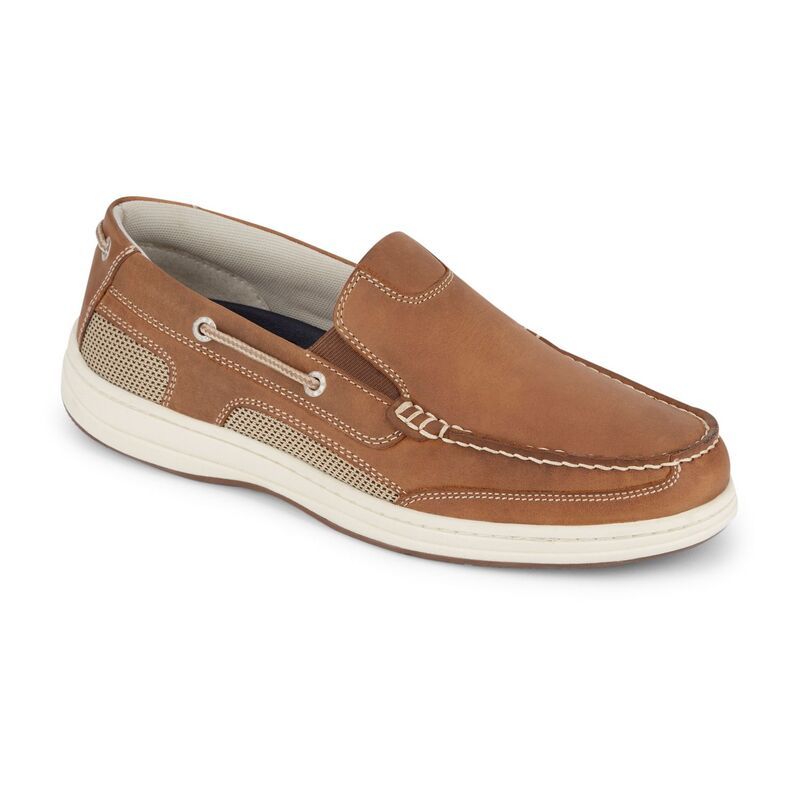 ドッカーズ メンズ シューズ レザー DockersR Tiller Mens Leather Wateresistant Boat Shoes Dark Tan タン