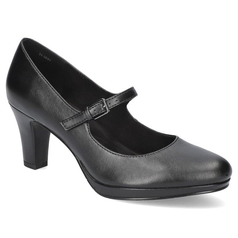 イージーストリート レディース シューズ パンプス プラットフォーム Easy Street Womens Zest Mary Jane Platform Pumps Black ブラック