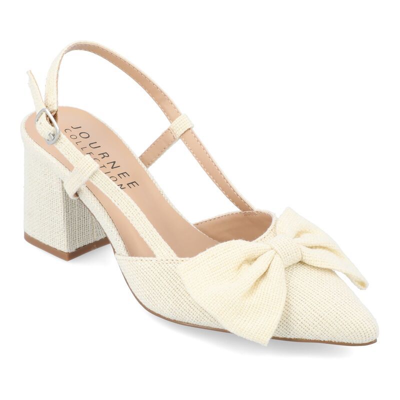 ジュルネ コレクション レディース シューズ パンプス Journee Collection Tailynn Womens Dressy Pumps Cream クリーム