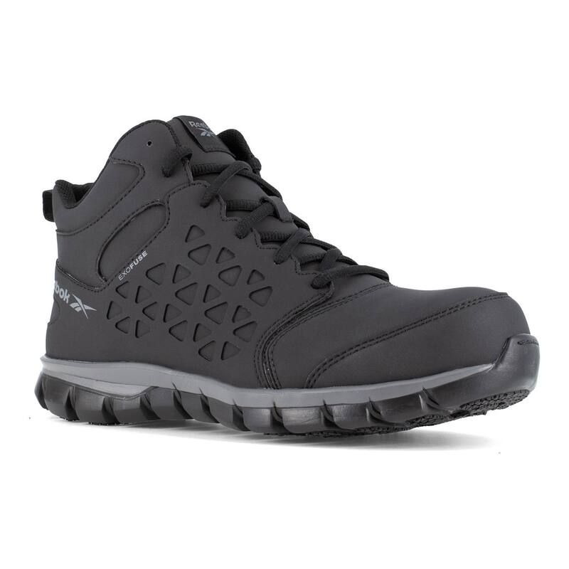 リーボック メンズ シューズ ブーツ・レインブーツ アンクル Reebok Sublite Cushion Work Mens CompositeToe Ankle Boots Black ブラック