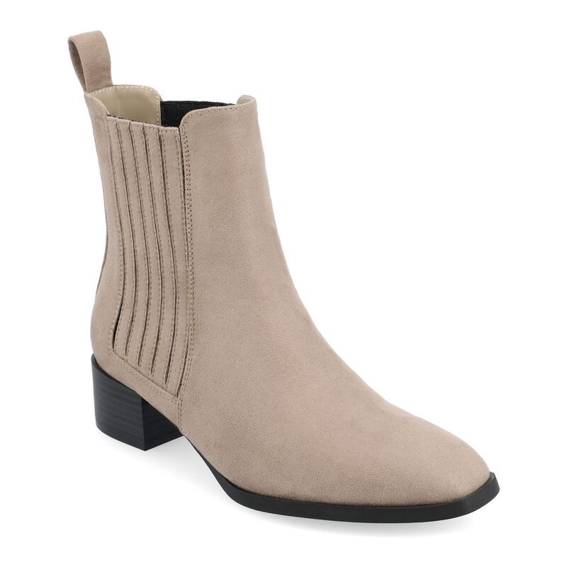 ジュルネ コレクション レディース シューズ ブーツ・レインブーツ アンクル Journee Collection Wrenley Tru Comfort Foam Womens Ankle Boots Taupe トープ