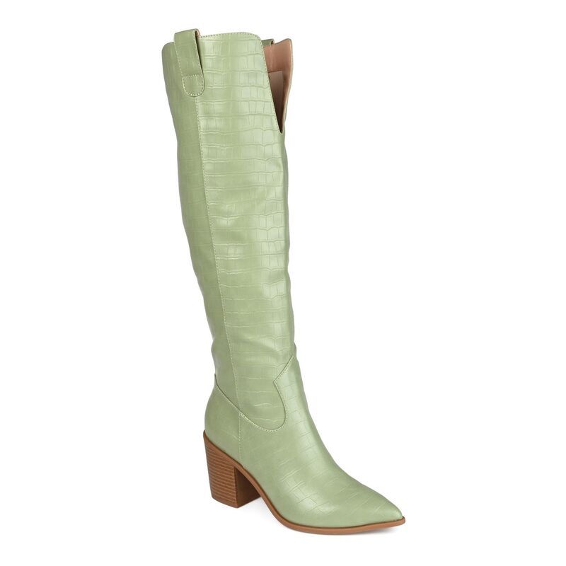 ジュルネ コレクション レディース シューズ ブーツ・レインブーツ Journee Collection Therese Tru Comfort Foam Womens KneeHigh Boots Green グリーン
