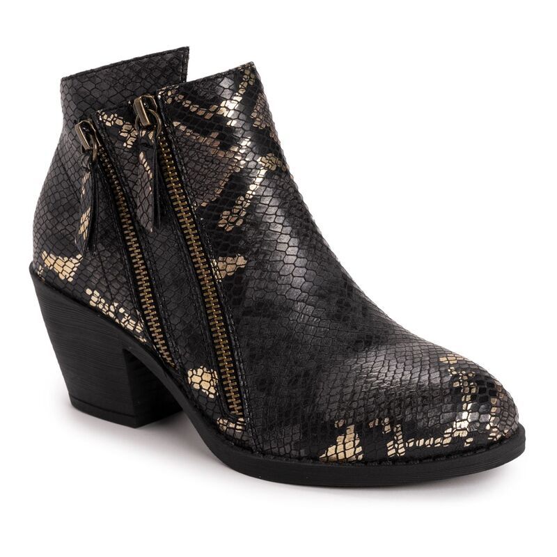 ムクルクス レディース シューズ ブーツ・レインブーツ MUK LUKS Yellowstone Yeats Womens Boots Black Snake ブラック
