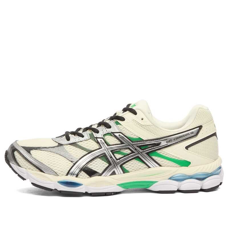 アシックス メンズ シューズ スニーカー Asics GelCumulus 16 Sneakers Ivory Pure Silver アイボリー