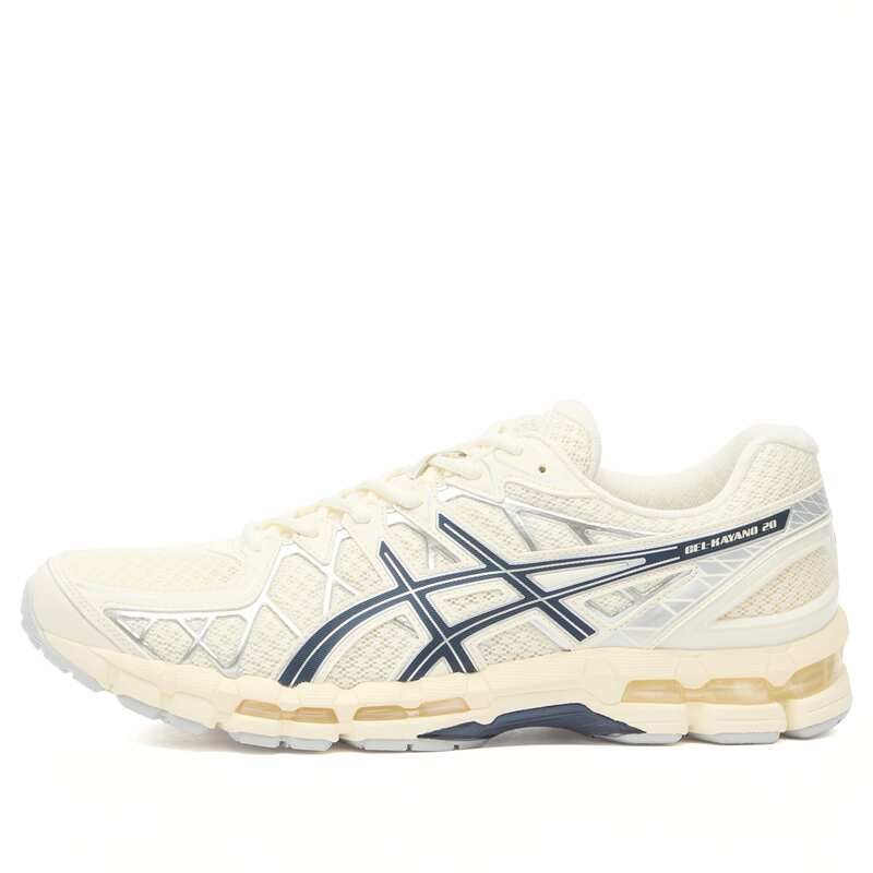 アシックス メンズ シューズ スニーカー Asics GelKayano 20 Sneakers Cream Independence Blue クリーム