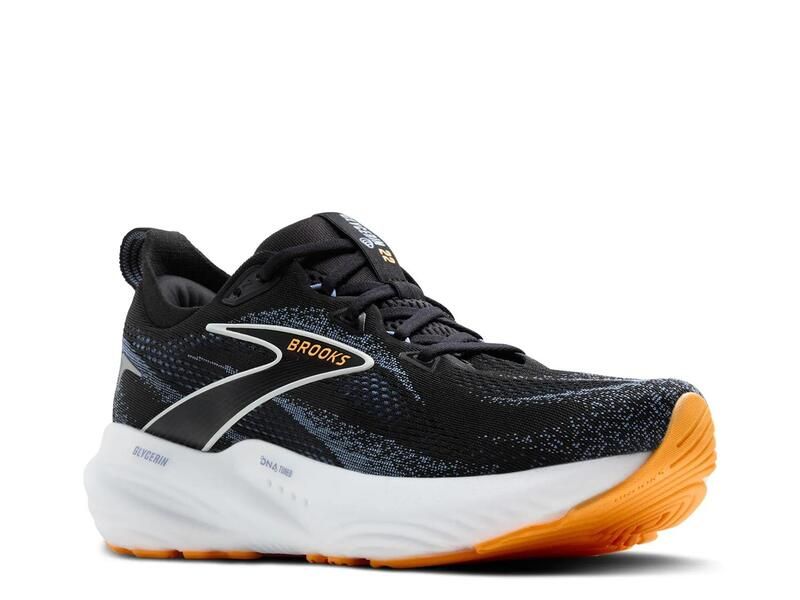 ブルックス メンズ シューズ スニーカー BrooksGlycerin 22 Running Shoe Mens BlackOrange ブラック